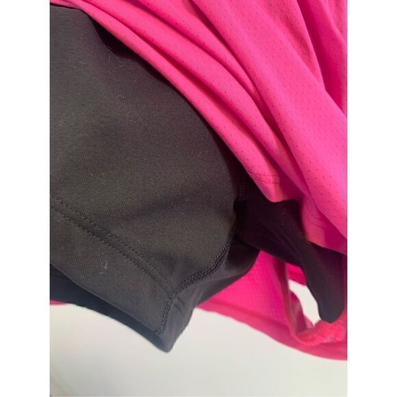 VSX Victoria’s Secret Sport Pink Black Biker Running Shorts Size S - Picture 5 of 9